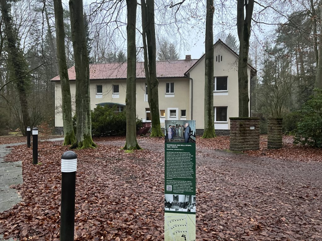 Haus von Willly Stoph in der Waldsiedlung in Wandlitz