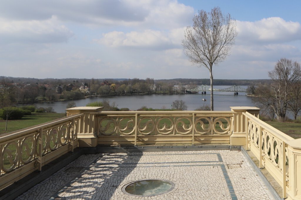 Blick vom Schloss Babelsberg auf die 