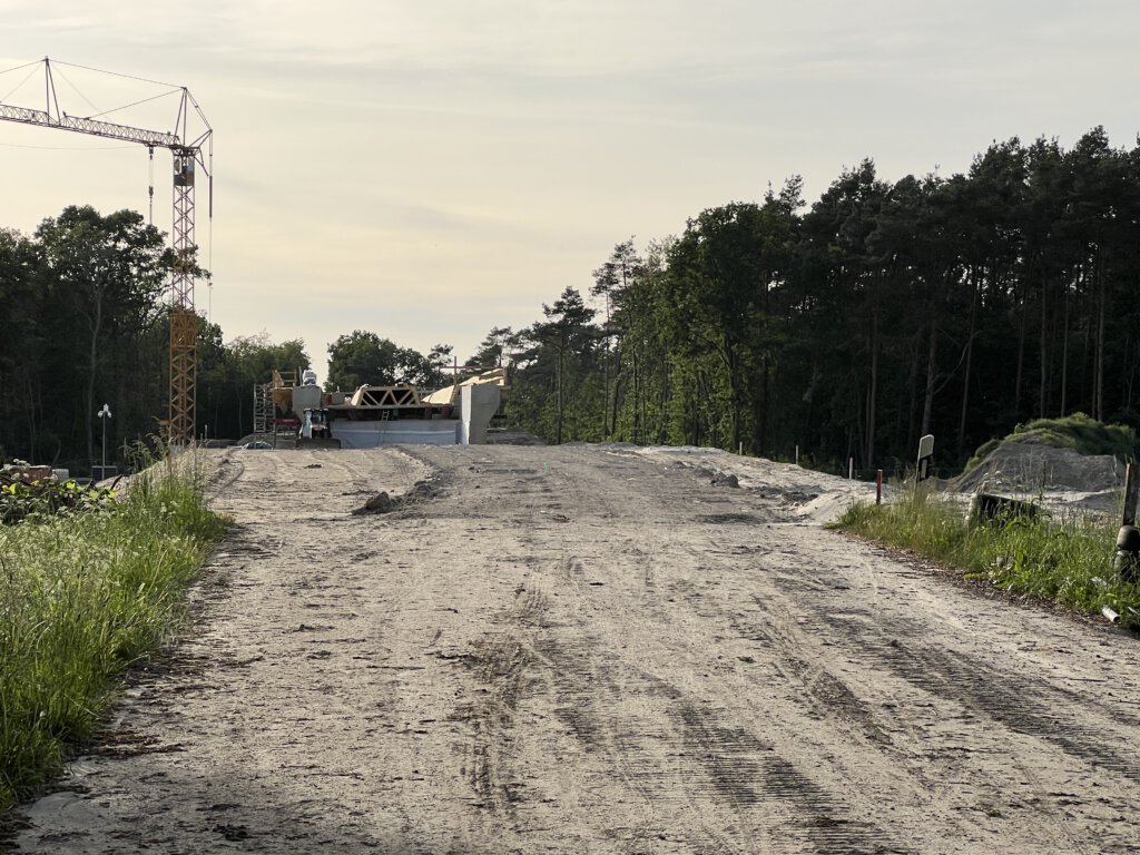 Kemnitz: Bau einer neuen Brücke über die Autobahn A10