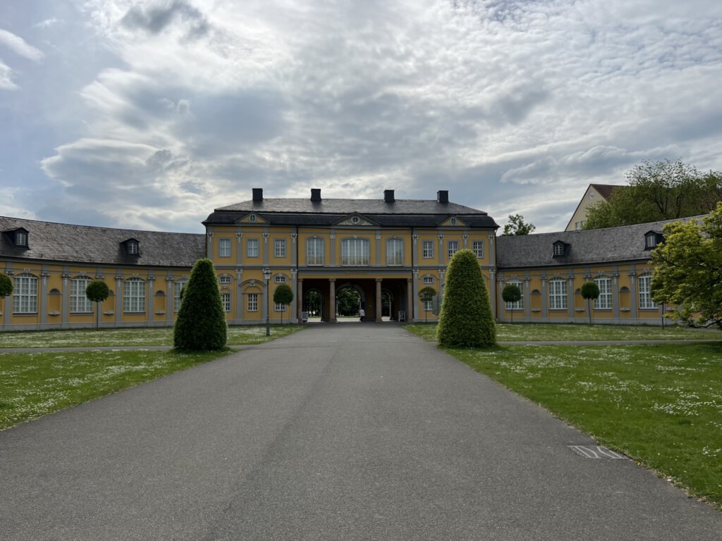 Blick auf die Orangerie in Gera