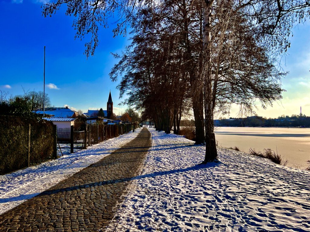 Winter an der Havel in Werder (Havel)