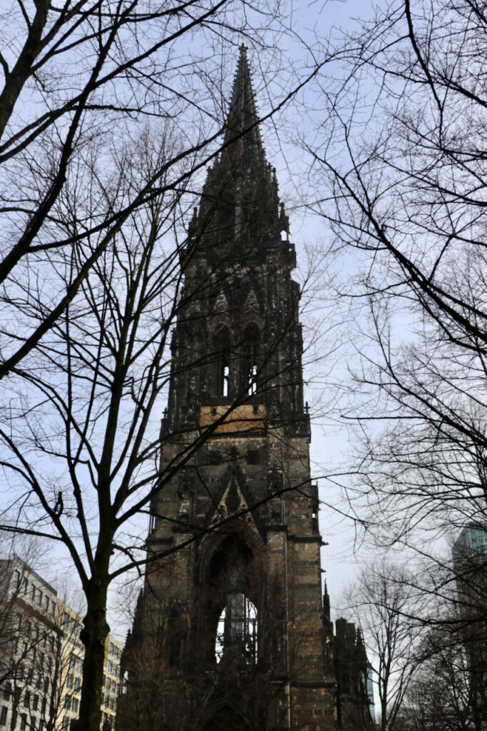 Turm der ehemaligen Hauptkirche St. Nikolai in Hamburg
